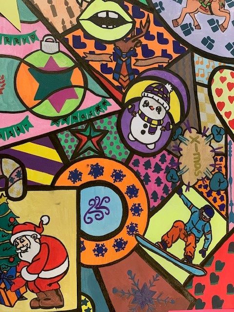 Weihnachtsbild Gewinner Helping hands 2025